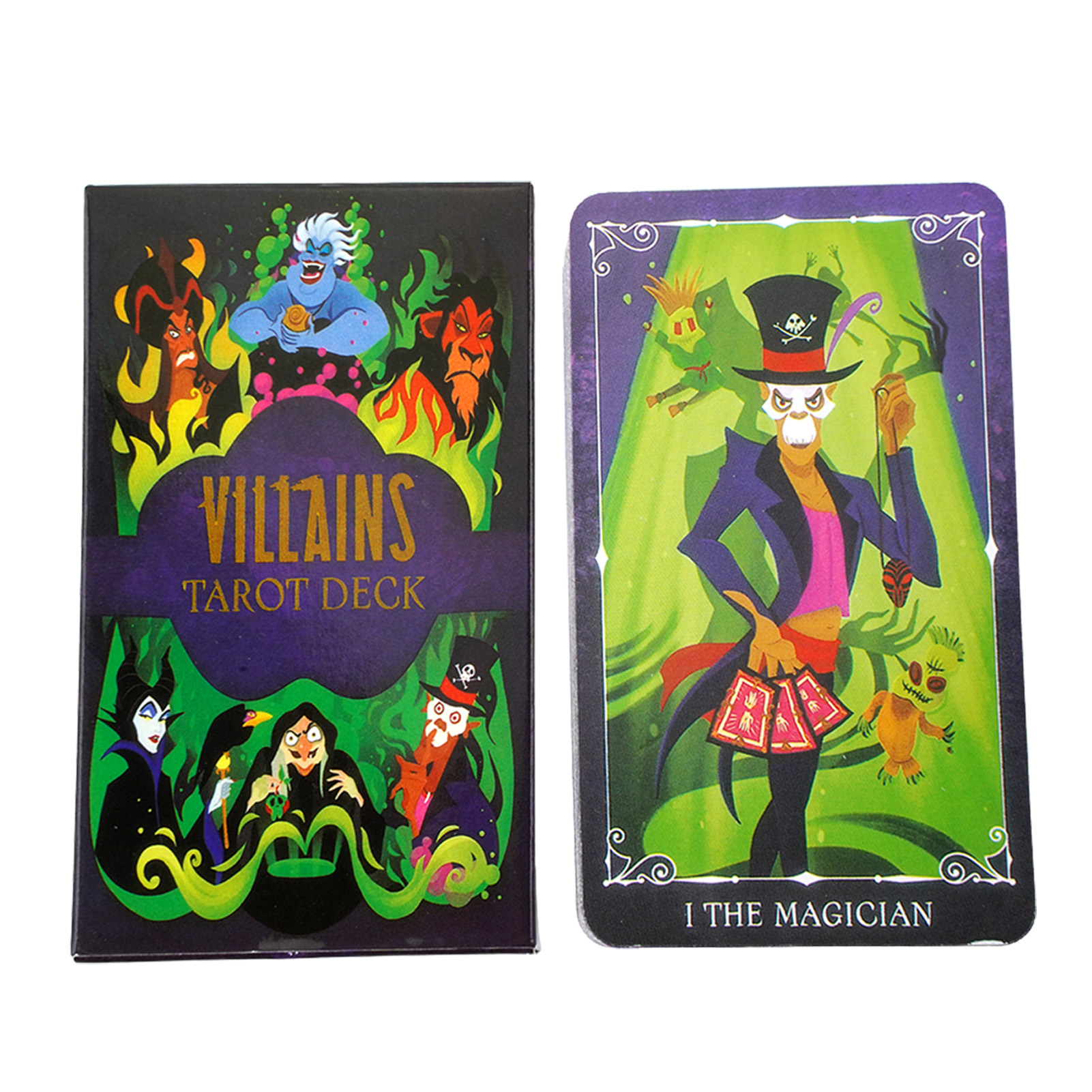 Board Game Villainous - Tarot Oracle Card Mysterious Divination Comics