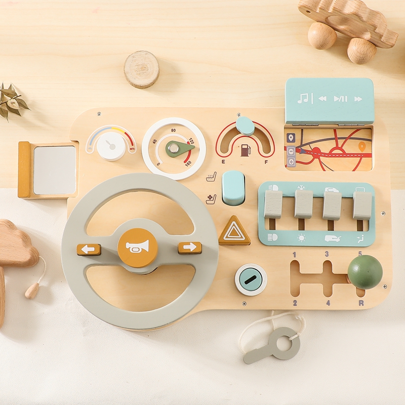 Board Game Ideas - Kids Montessori Toys Car Busy Board