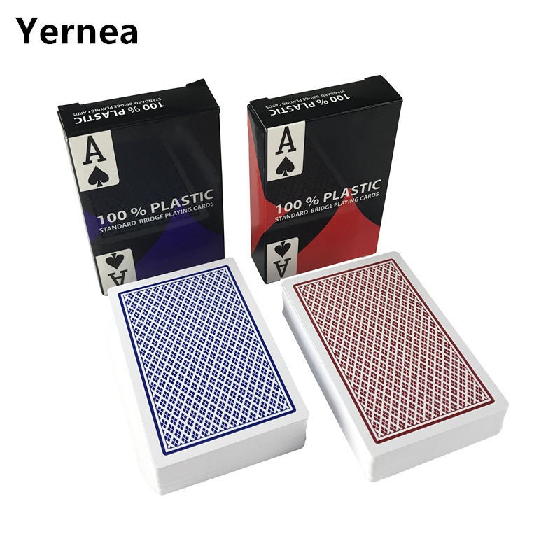 Board Game Illustration - 2 Bộ/lô Baccarat Texas Hold'em Nhựa