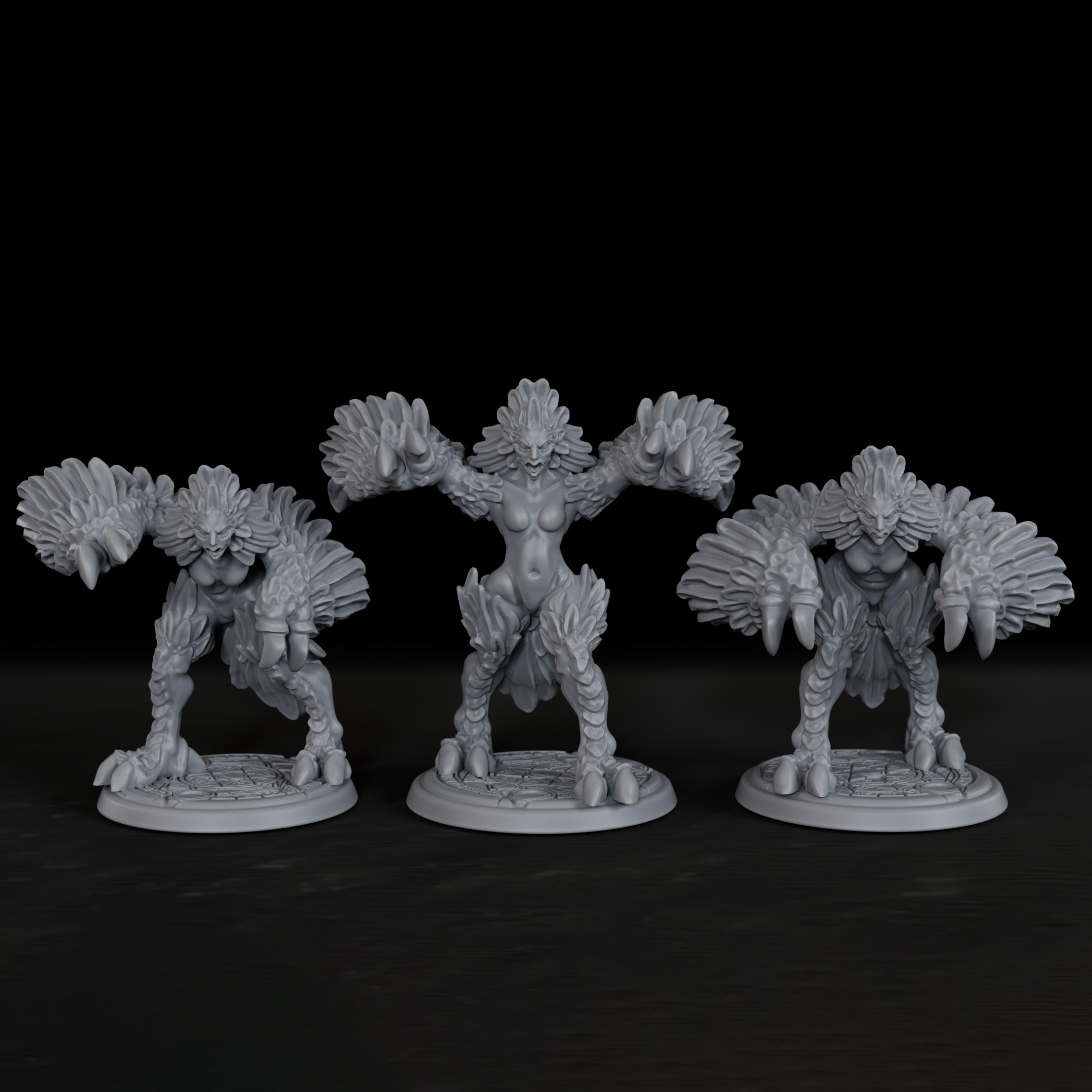 Board Game Rpg - RPG Harpies Miniature - Christmas Gift,