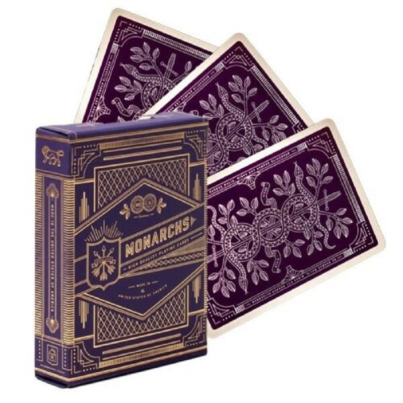 Board Game Illustration - Tím Quân Chủ Thẻ Chơi Bởi