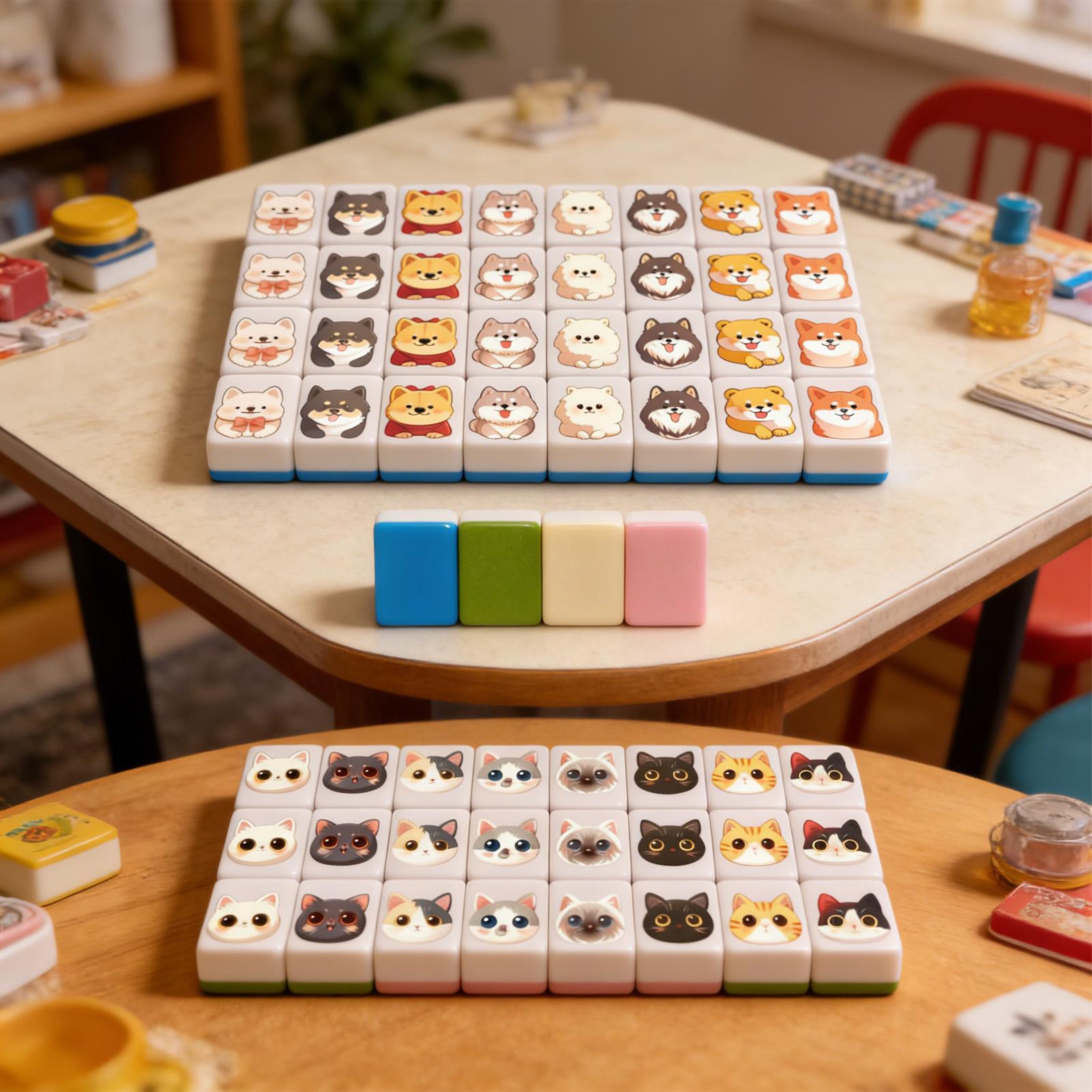 Board Game Ideas - 65Pcs mini Mahjong Board Games Set
