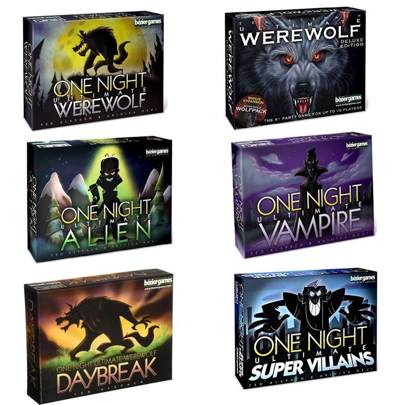 Board Game Villainous - Party Game One Night Ultimate Werewolf