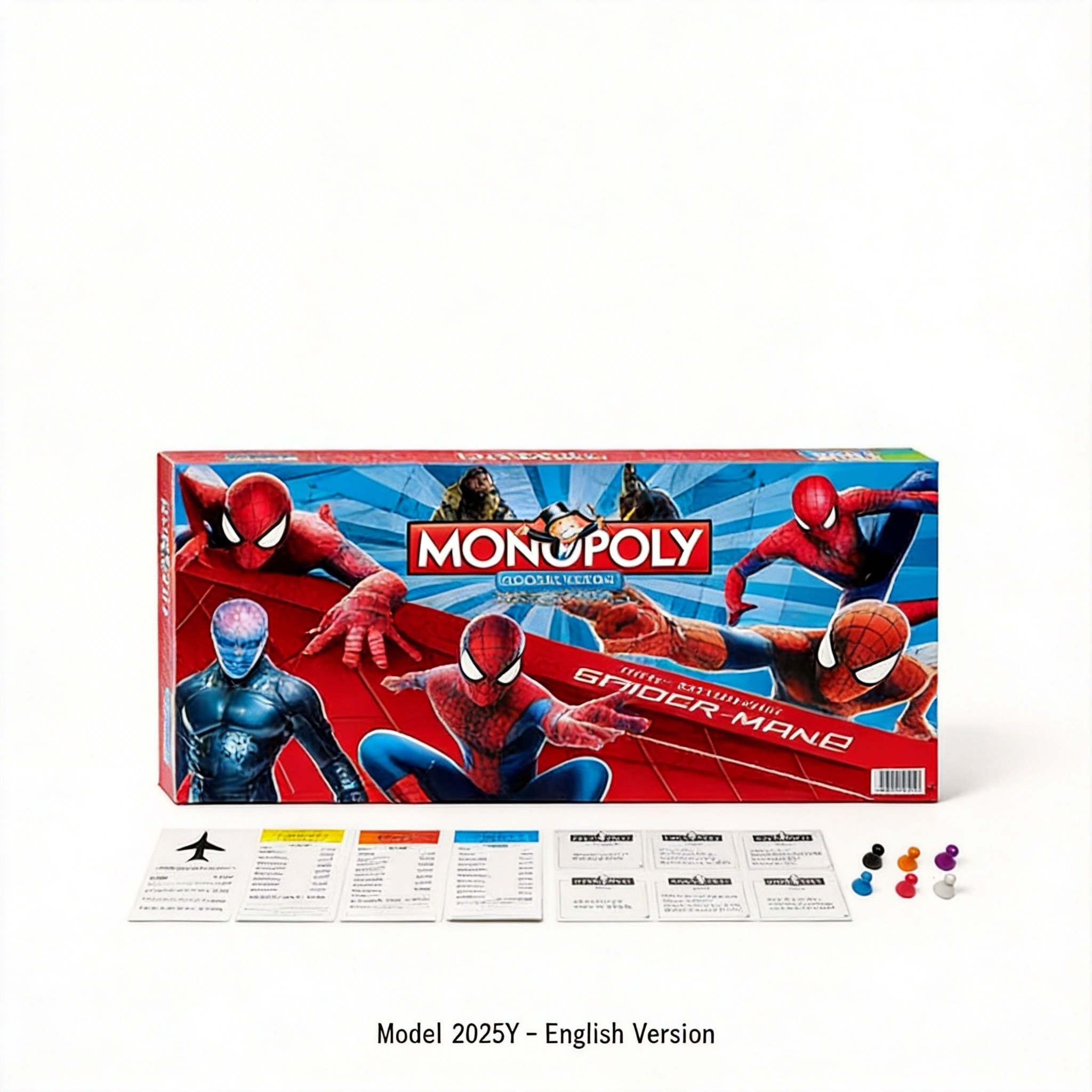 Board Game Monopoly - Spider-Man Monopoly Board Game - Collector's