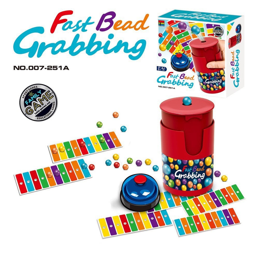 Board Game Ideas - Fast Bead Grabbing Board Game for