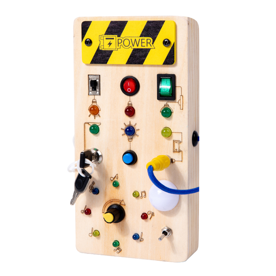 Board Game Ideas - Montessori Busy Board Sensory Toys Wooden
