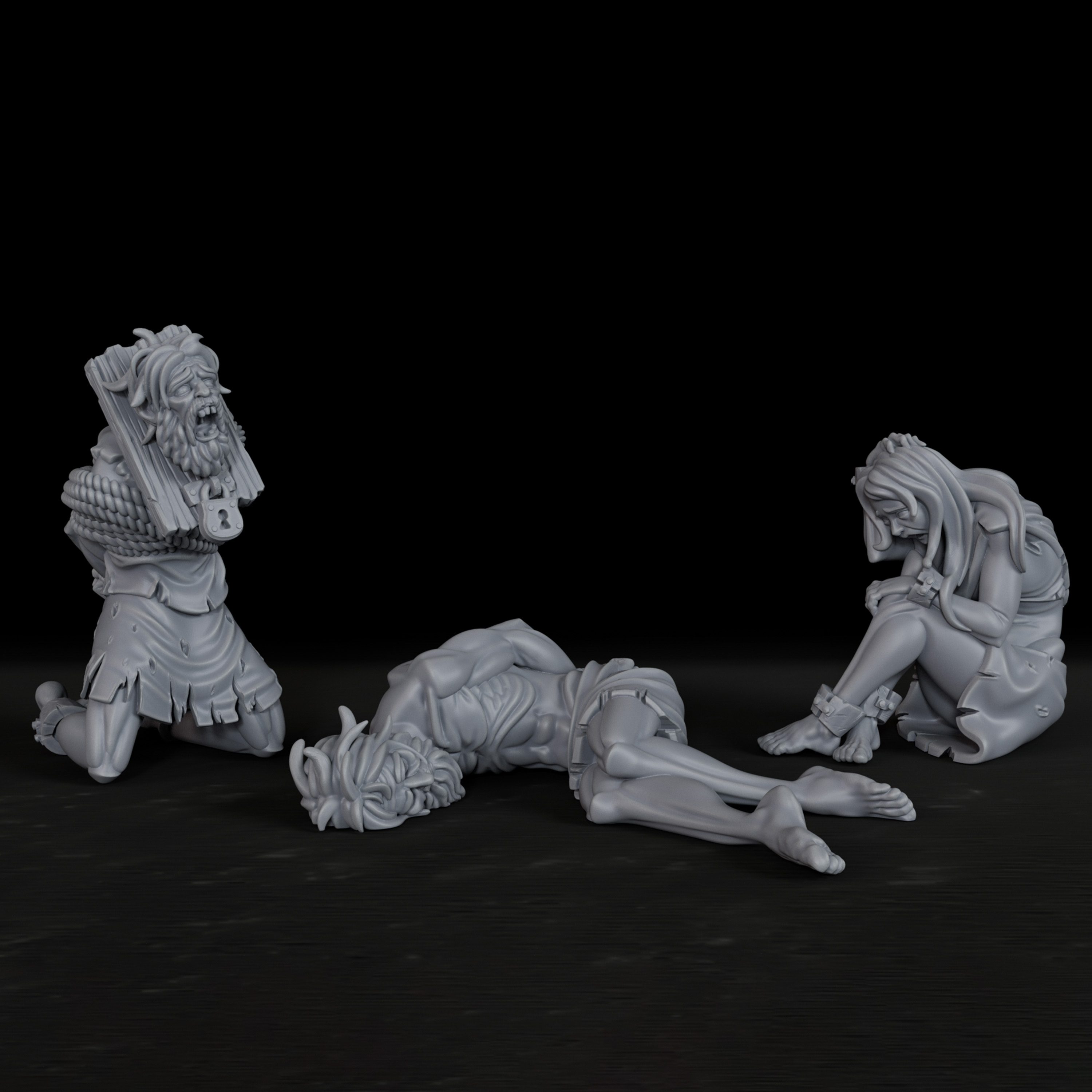 Board Game Rpg - Dungeon Prisoners RPG Miniature Set -