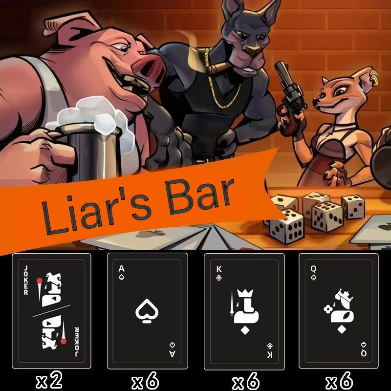 Liars Bar Table Card Game Card - đánh giá và giá Board Game Arena