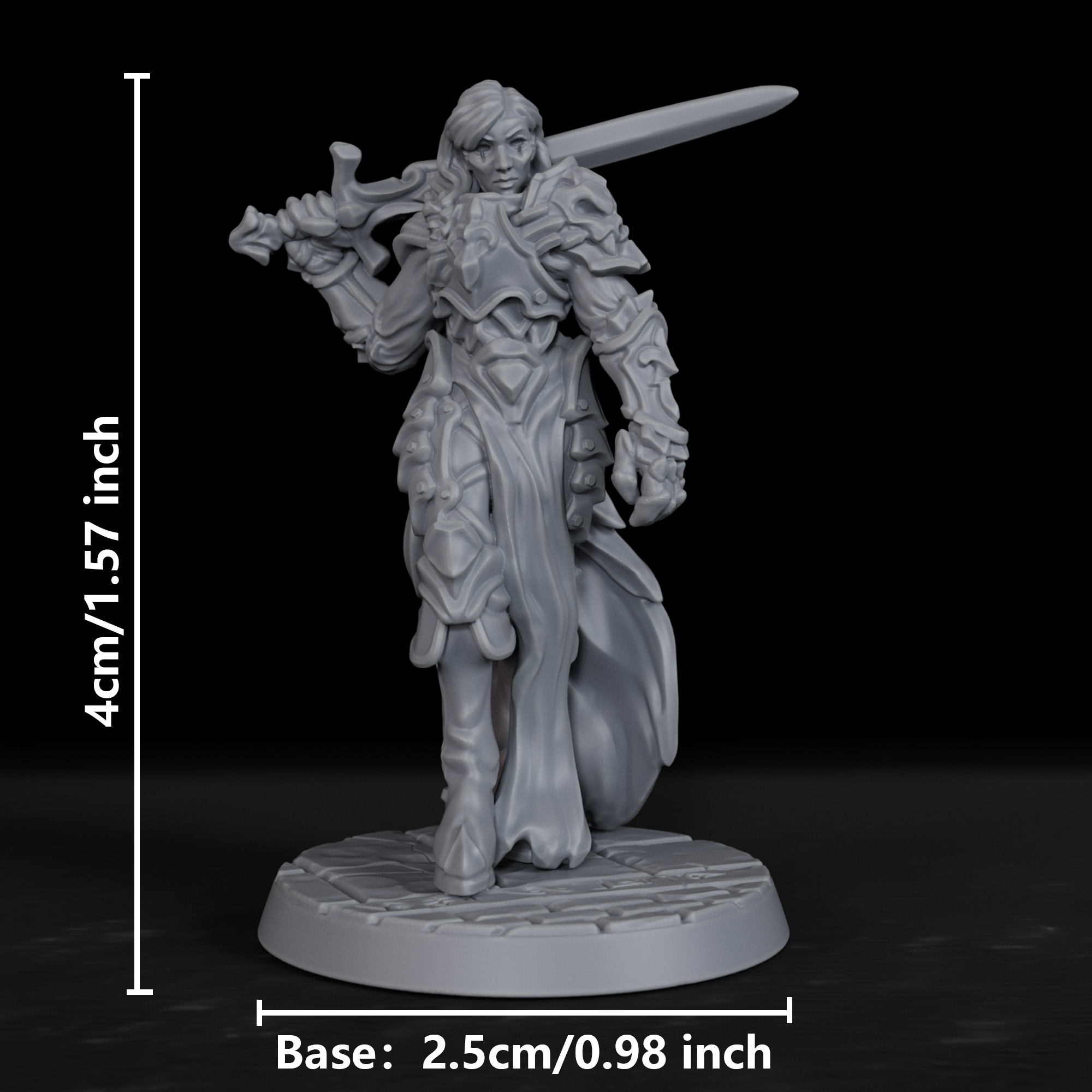 RPG Anti-Paladin Miniature - X - đánh giá và giá Board Game Villainous
