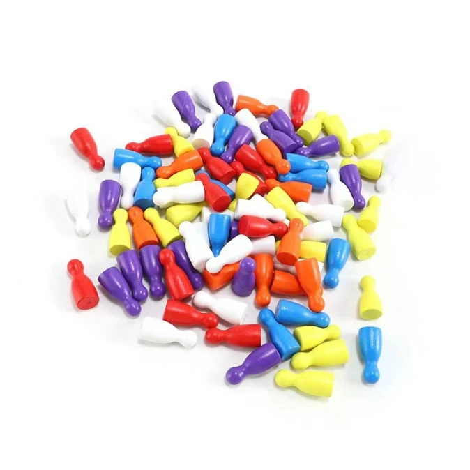 100 Pcs Colorful Wooden Chess  - đánh giá và giá Board Game Loop