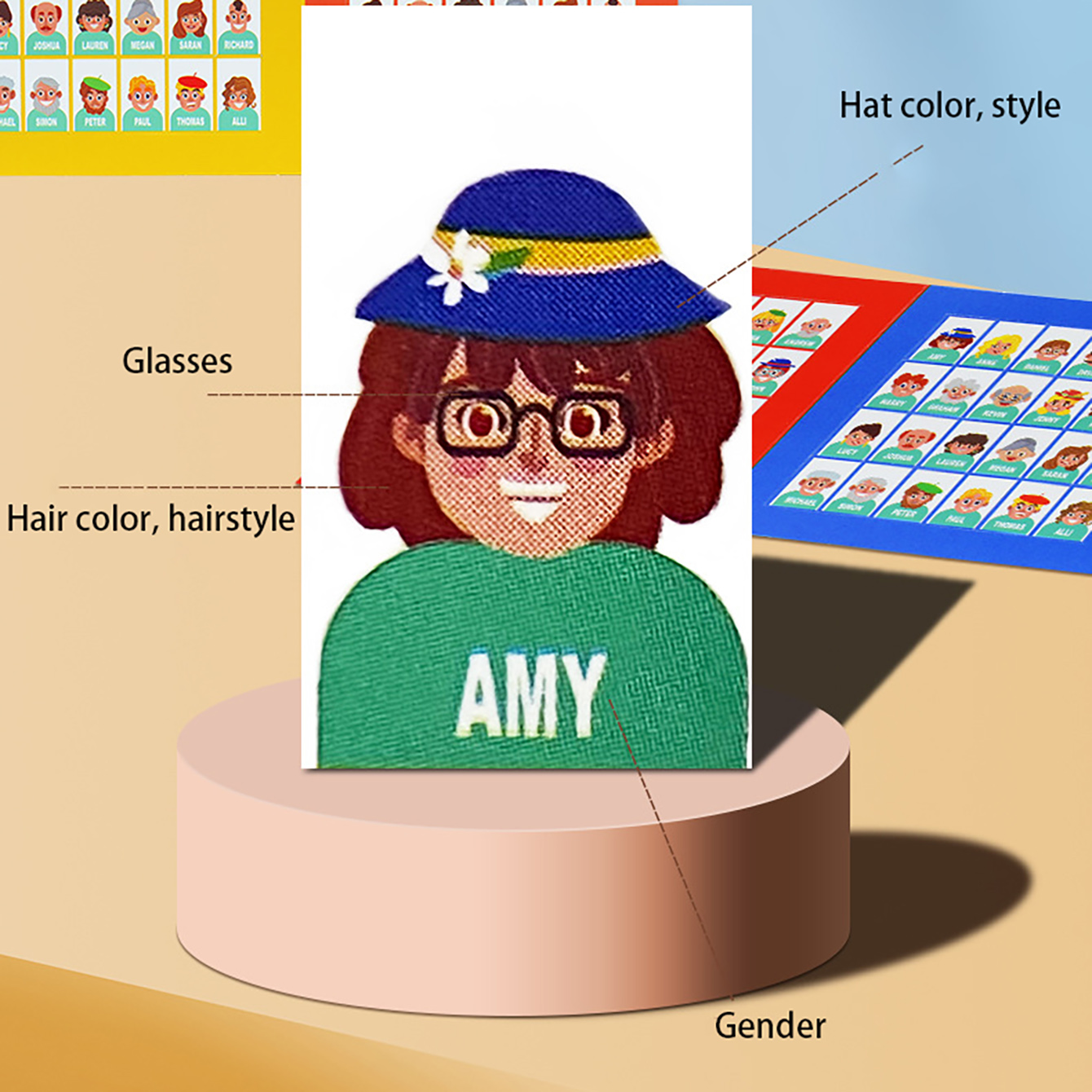 Family Guessing Board Game Who - đánh giá và giá Board Game Ideas