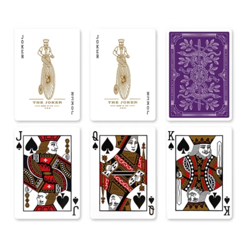 Tím Quân Chủ Thẻ Chơi Bởi Theo - đánh giá và giá Board Game Illustration