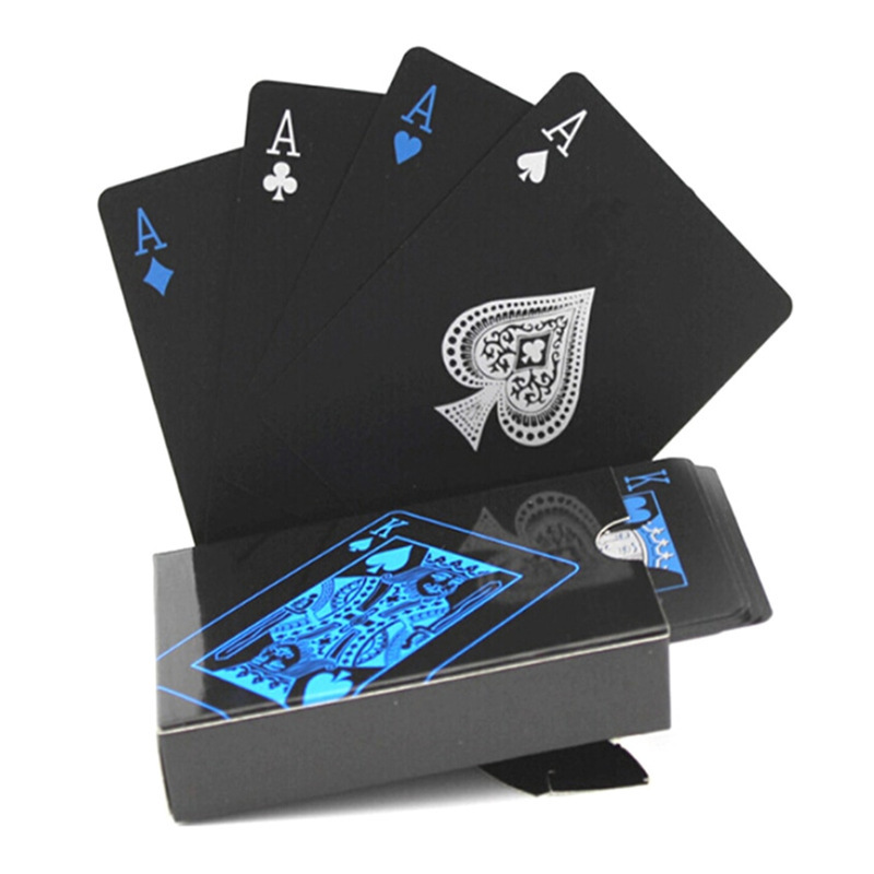 Black Plastic Playing Cards Bl - đánh giá và giá Board Game Illustration