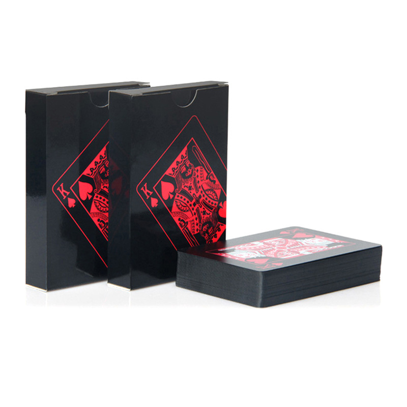 Black Plastic Playing Cards Bl - đánh giá và giá Board Game Illustration