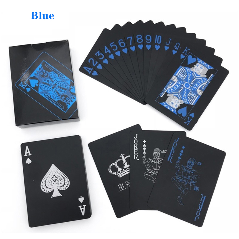 Black Plastic Playing Cards Bl - đánh giá và giá Board Game Illustration