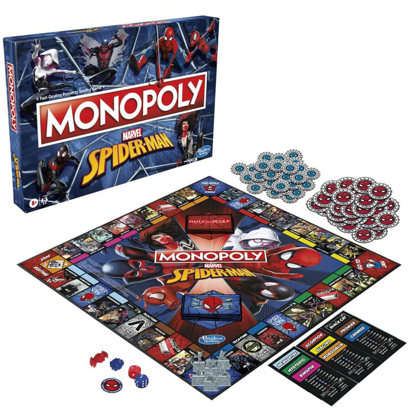 Marvel Spider-Man Monopoly Boa - đánh giá và giá Board Game Monopoly