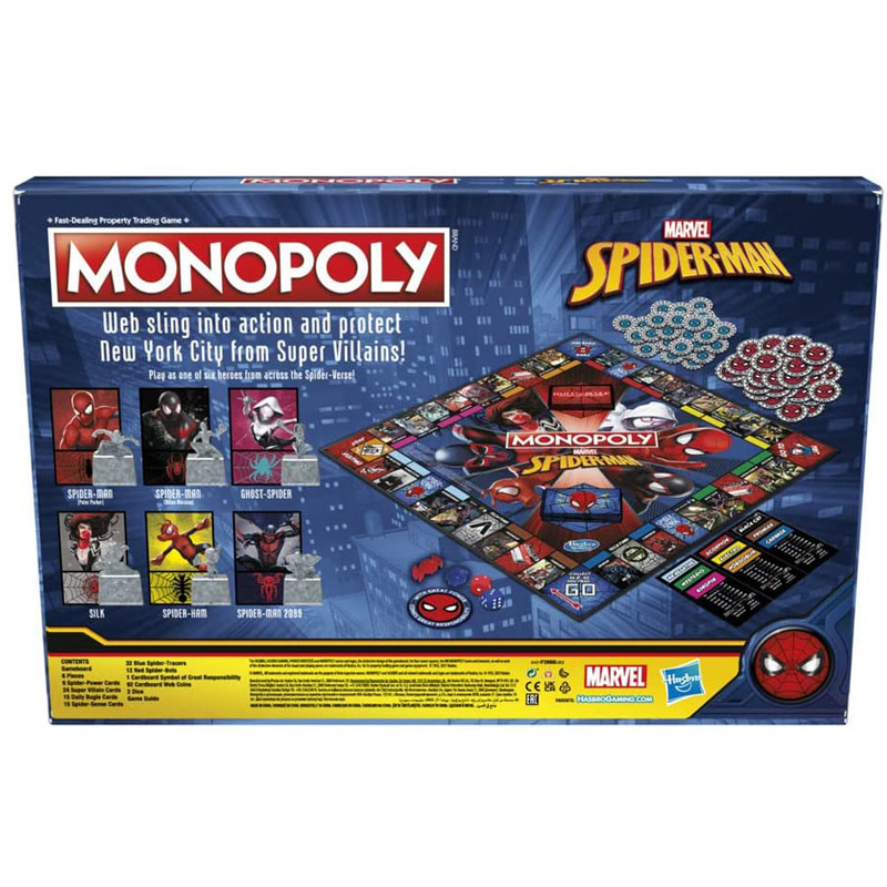 Marvel Spider-Man Monopoly Boa - đánh giá và giá Board Game Monopoly