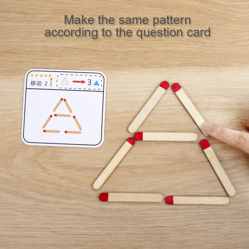 Montessori Matches Puzzles Gam - đánh giá và giá Board Game Diy