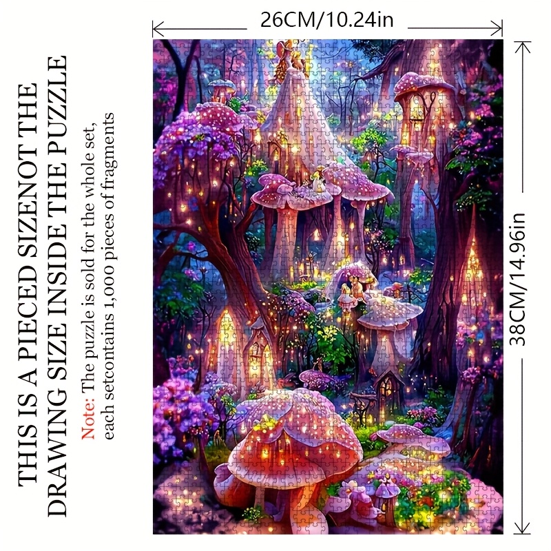 1000pcs Enchanted Forest Jigsa - đánh giá và giá Jigsaw Puzzle Adult