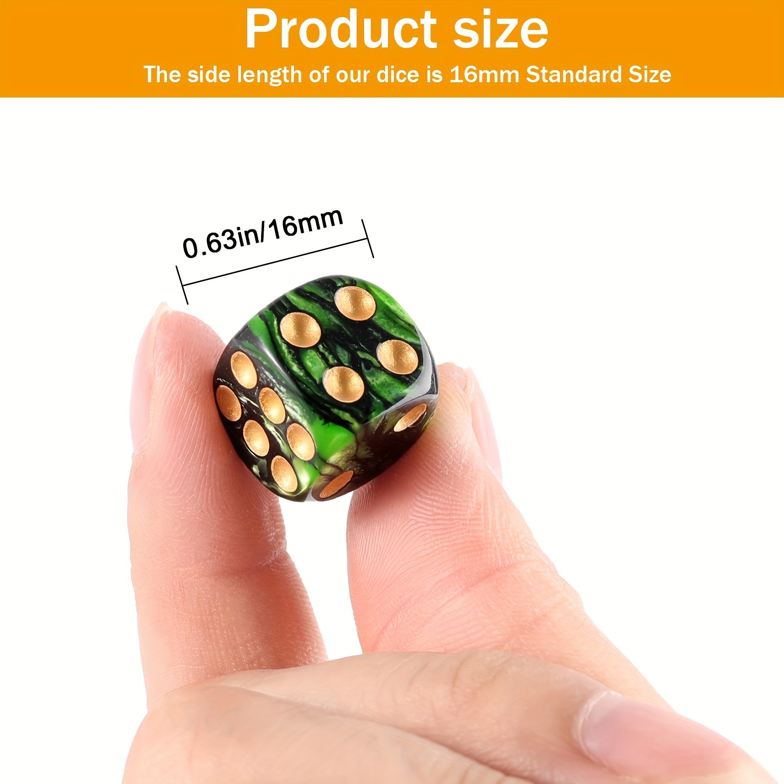 10PCS 16mm Dual-Color D6 Dice  - đánh giá và giá Board Game Loop