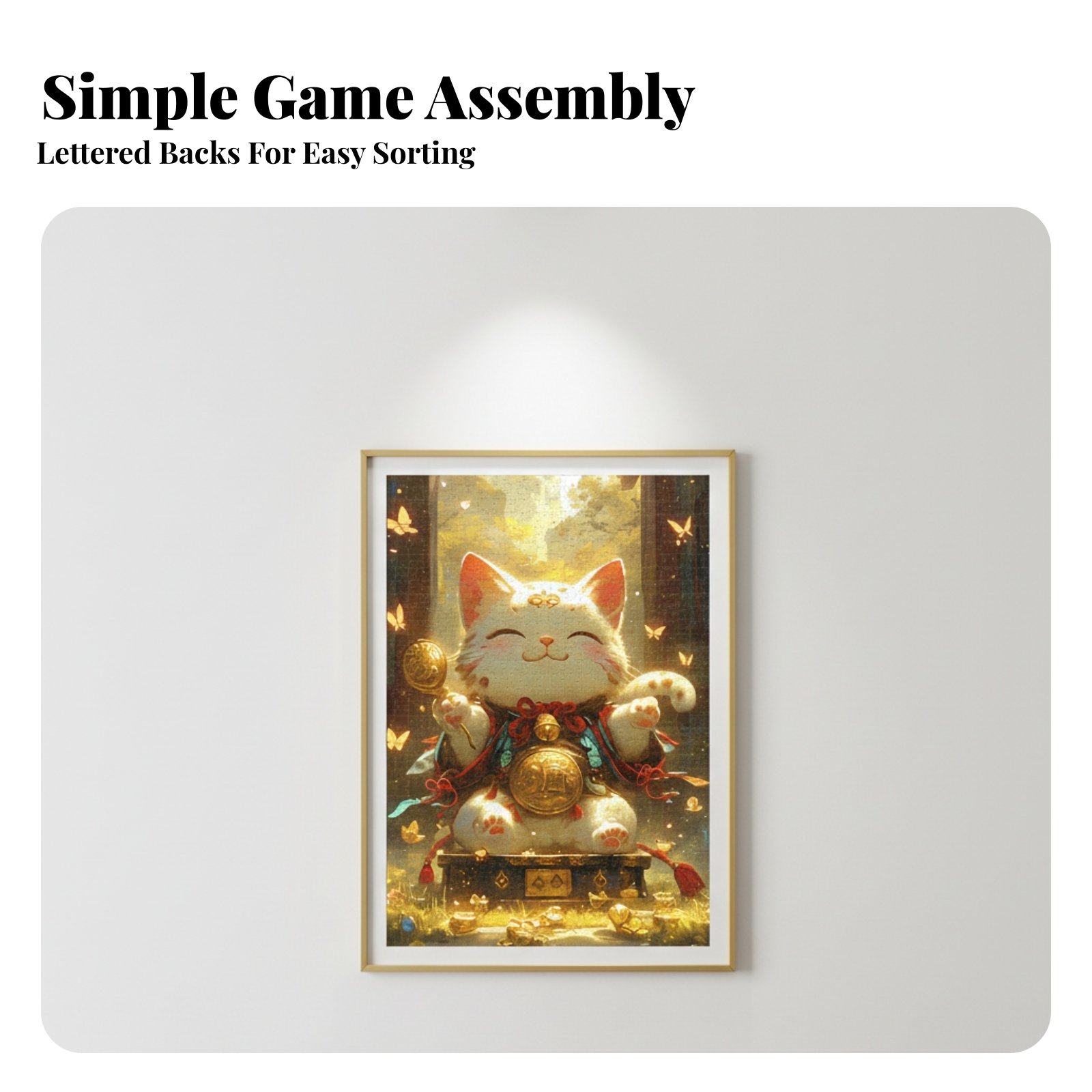 Lucky Cat Jigsaw Puzzle, DIY M - đánh giá và giá Jigsaw Puzzle Adult