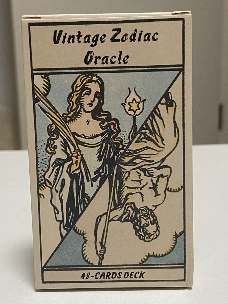 vintage zodiac oracle cards 48 - đánh giá và giá Board Game Vintage