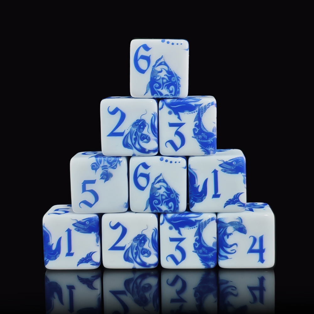 12Pcs Blue And White Porcelain - đánh giá và giá Board Game Rpg