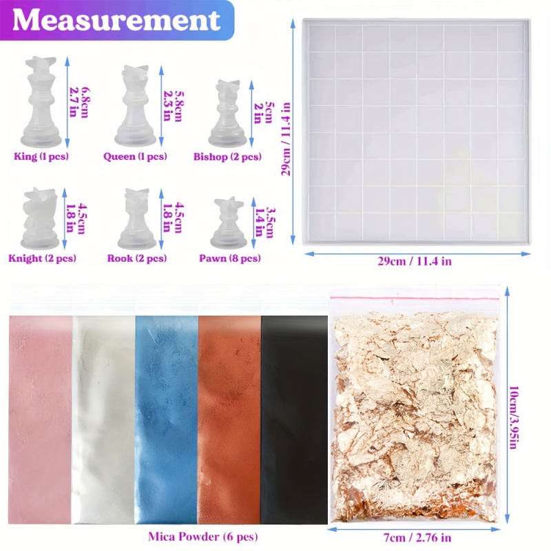 23pcs Chess Set with Silicone  - đánh giá và giá Board Game Diy