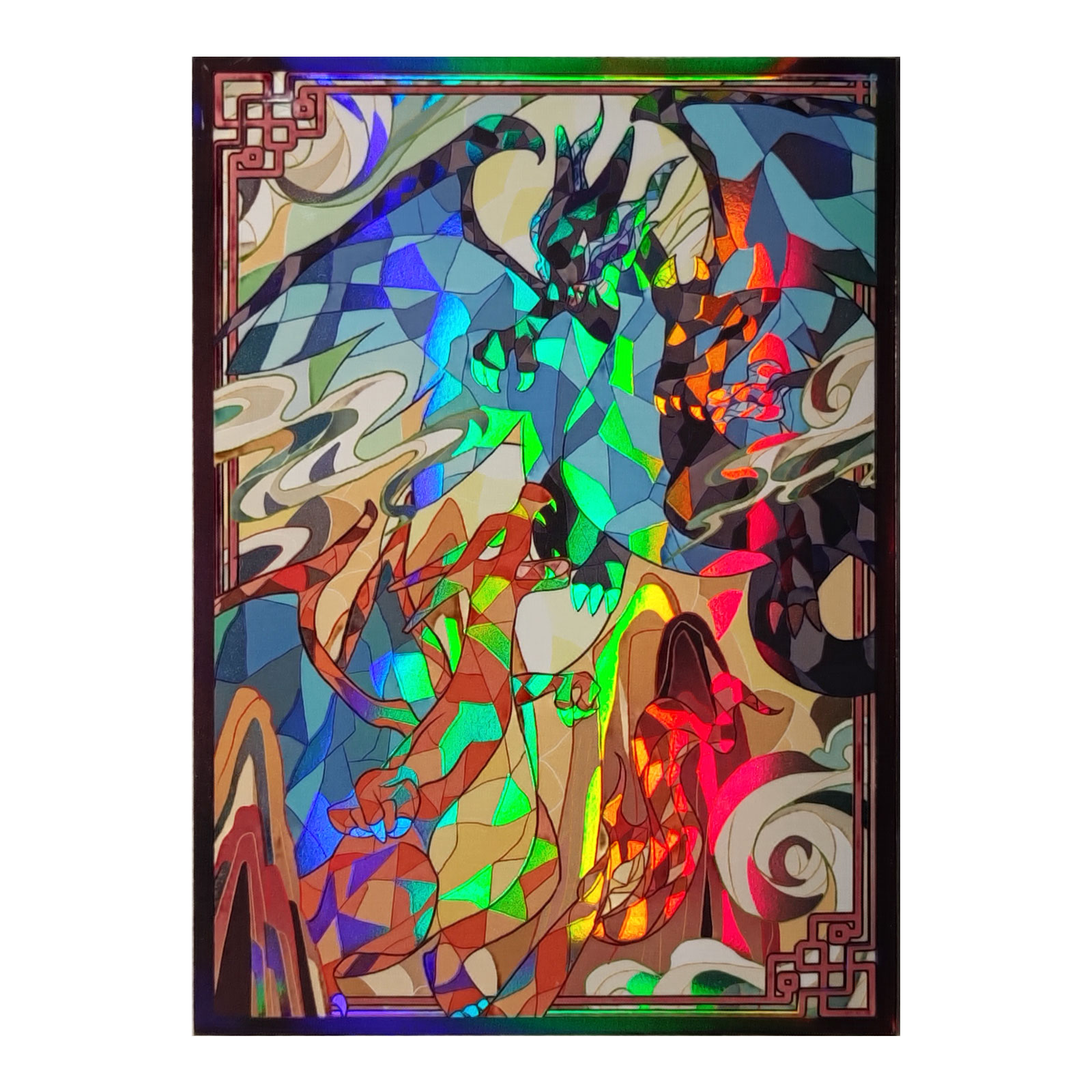 60ct Holo Card Sleeves 66x91mm - đánh giá và giá Board Game Illustration