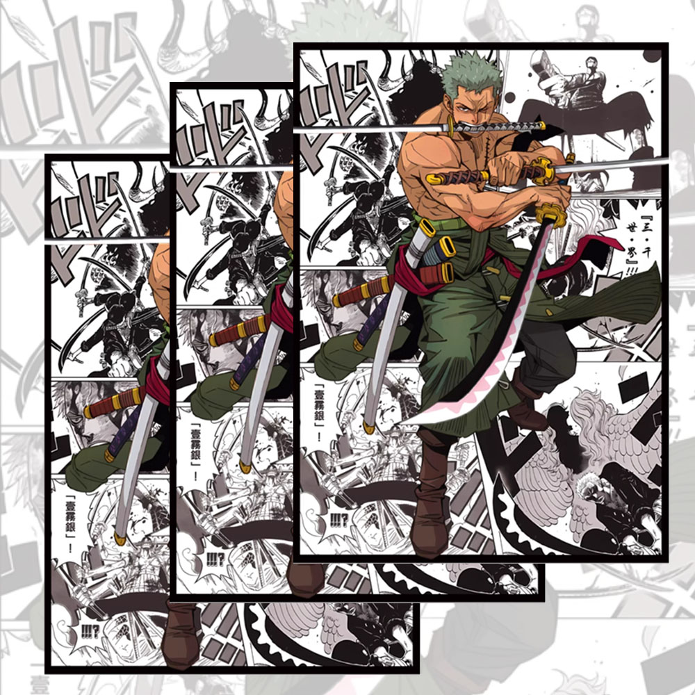 60PCS 66x91mm One Piece Anime  - đánh giá và giá Board Game Illustration