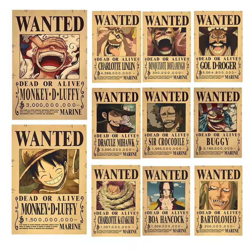 Anime One Piece Bounty Wanted  - đánh giá và giá Board Game Vintage