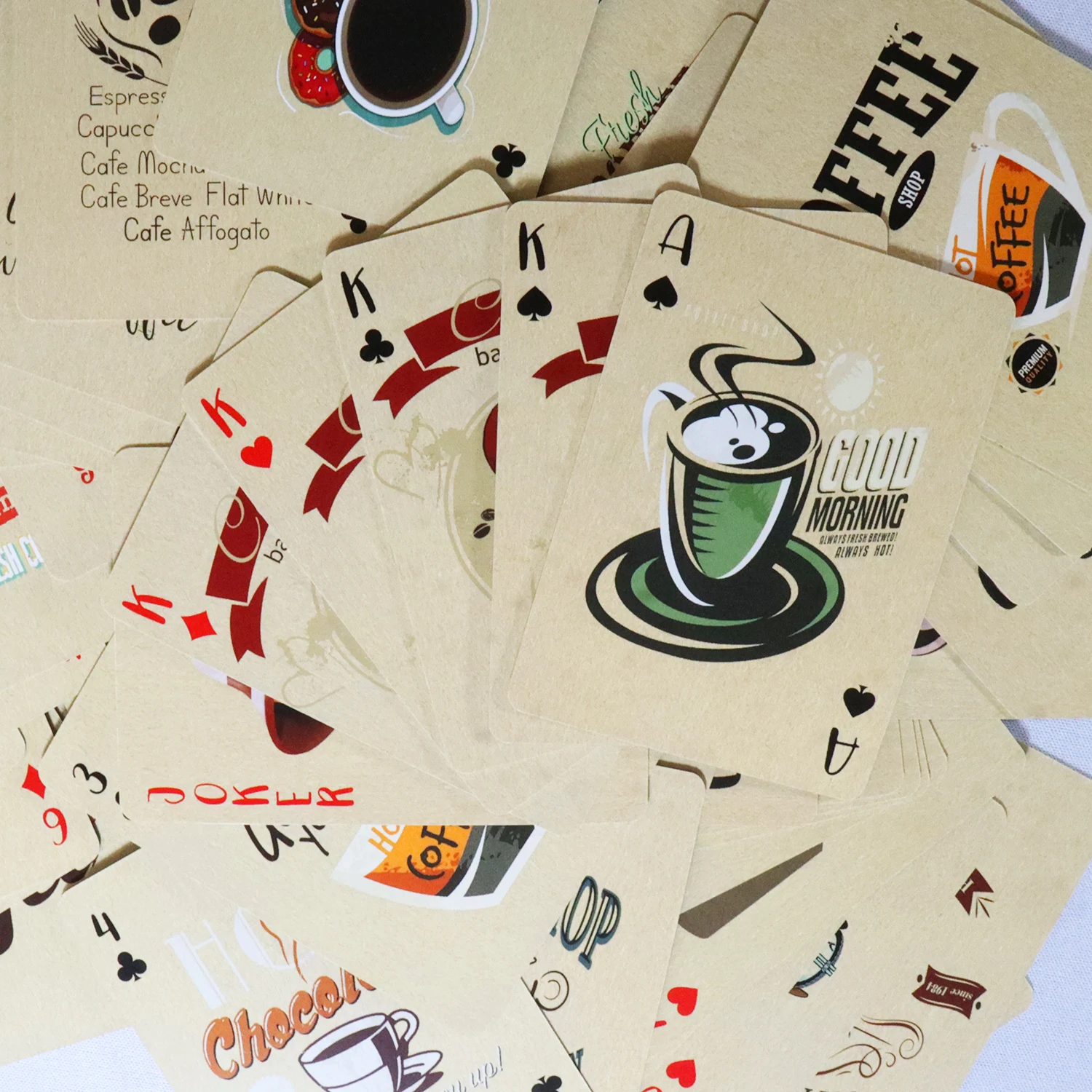 Coffee Paper Playing Cards Vin - đánh giá và giá Board Game Vintage