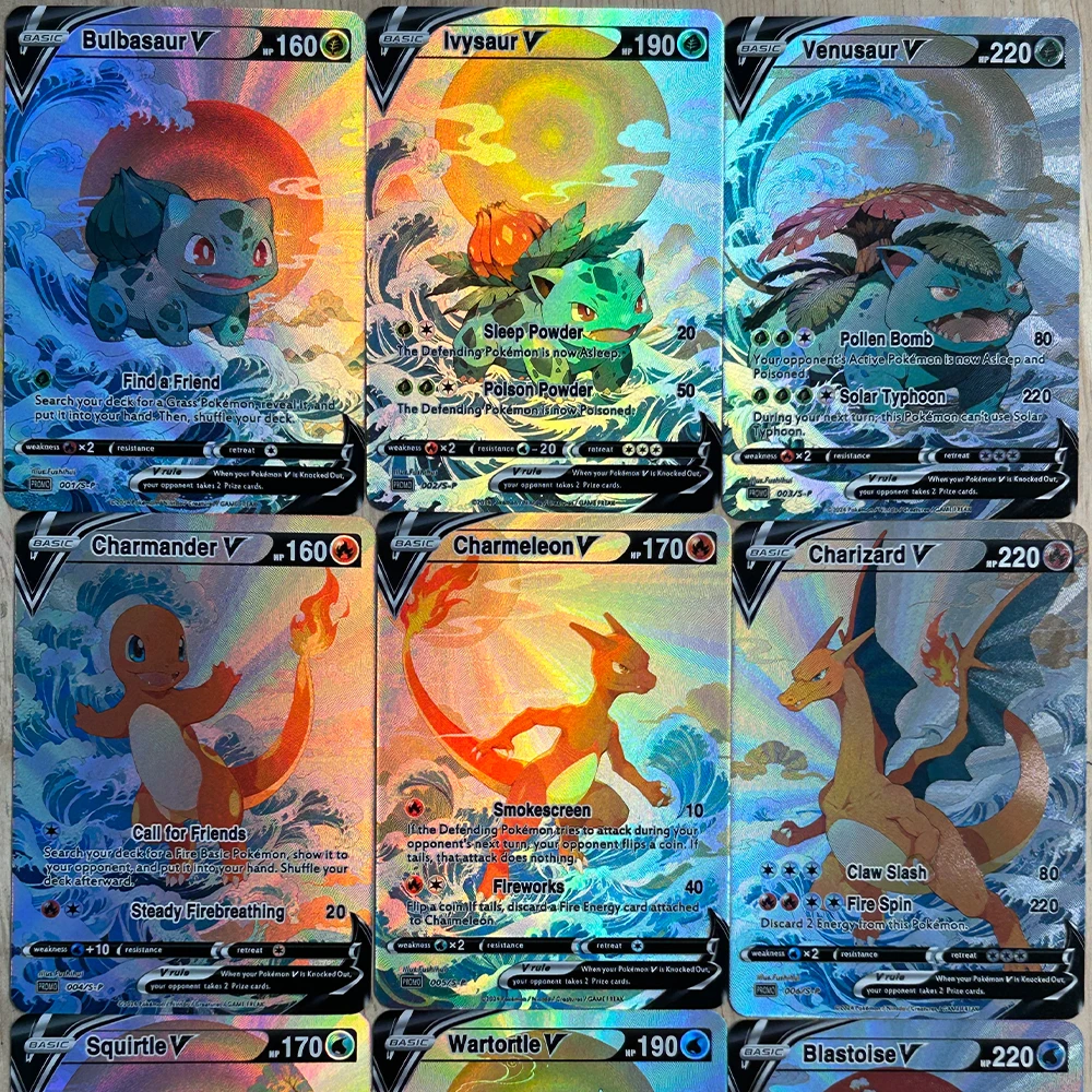 9Pcs/set DIY Anime PTCG Collec - đánh giá và giá Board Game Diy