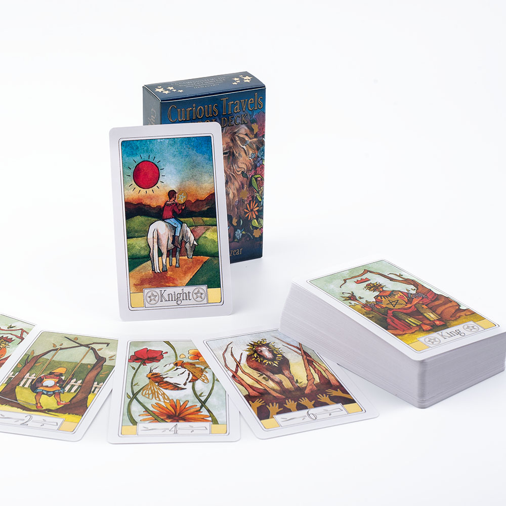 Curious Travels Tarot 10.3*6cm - đánh giá và giá Board Game Illustration