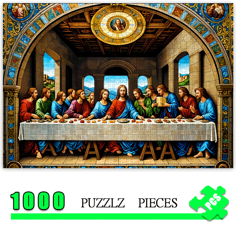 1000pcs Last Supper by Leonard - đánh giá và giá Jigsaw Puzzle Adult